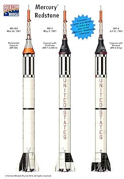 Amazon | ホライズンモデル 1/72 アメリカ初の有人宇宙ロケット